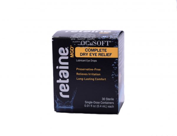 retaine Complete dry eye relief. Preservative-Free, Relieves Irritation, Long-Lasting Comfort